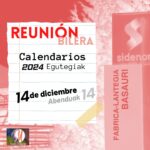 REUNIÓN CALENDARIOS